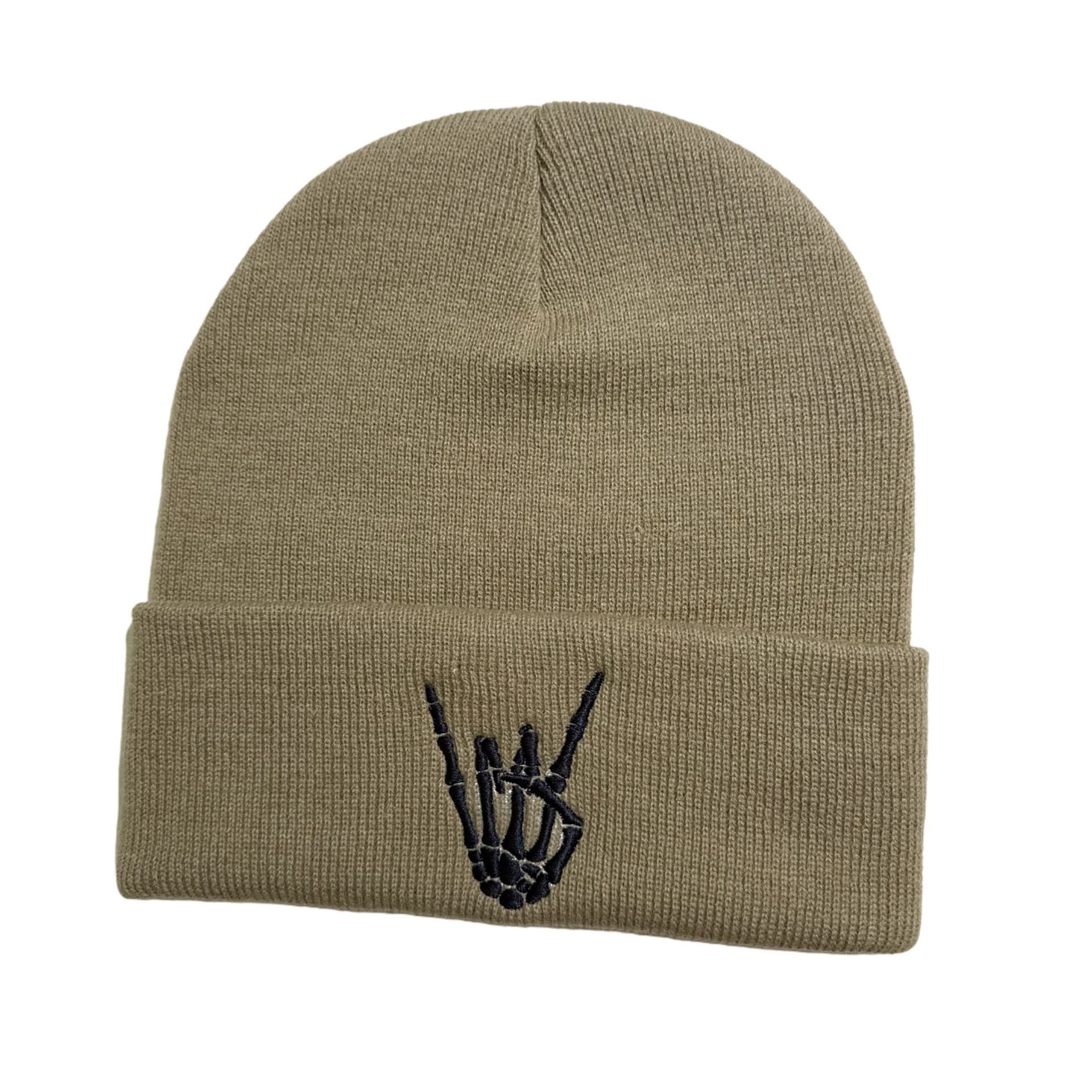 Wholesale  skull finger knitted hat winter warm hat